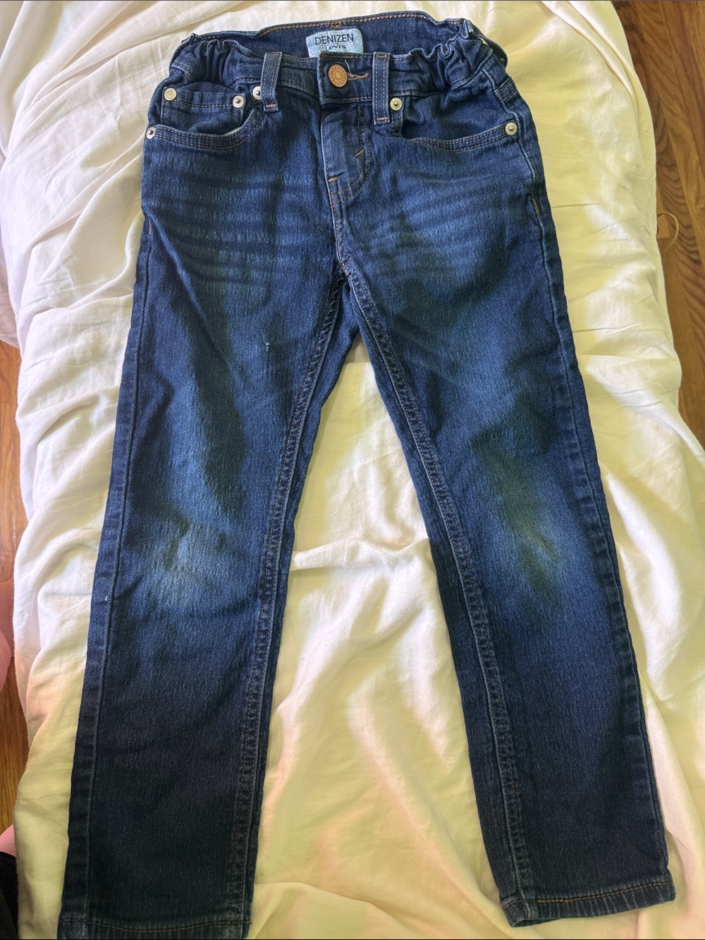 Denizen from Levi's Girls' Dark Blue Skinny Jeans - size 8